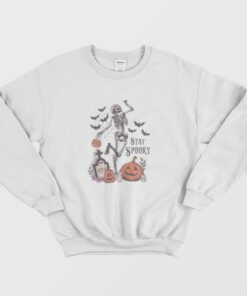 Stay Spooky Halloween Skeleton Sweatshirt 3
