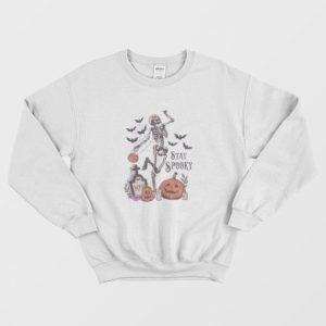 Stay Spooky Halloween Skeleton Sweatshirt 3