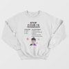 Stop Covid-19 Transmission Avoid Men Follow Women Sweatshirt