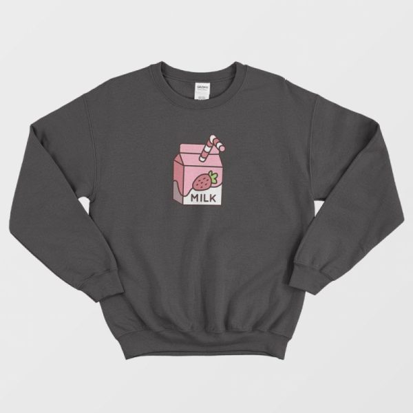 Strawberry Milk Cute Sweatshirt