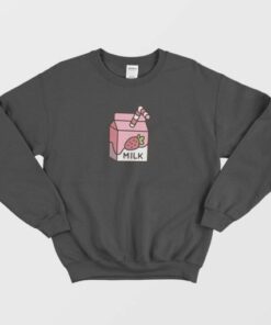 Strawberry Milk Cute Sweatshirt 3 Strawberry Milk Cute Sweatshirt 4