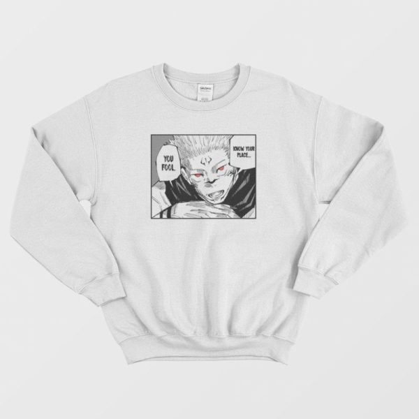 Sukuna Ryomen Quotes Sweatshirt