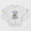Summer Vacation Skeleton Stay Salty Sweatshirt
