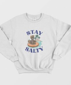 Summer Vacation Skeleton Stay Salty Sweatshirt 1