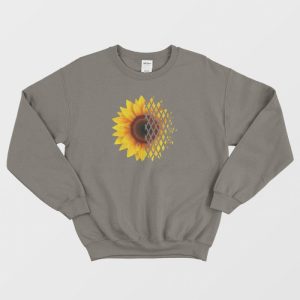 Sunflower Square Design Sweatshirt 1