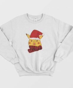Suprised Christmas Pikachu Sweatshirt 1