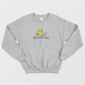 Surfing Pikachu Pokemon Sweatshirt 3