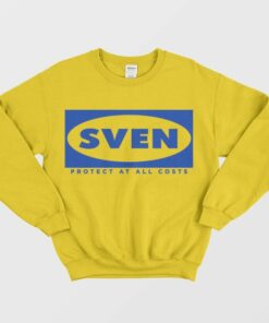 Sven IKEA Logo Protect At All Costs Sweatshirt 1