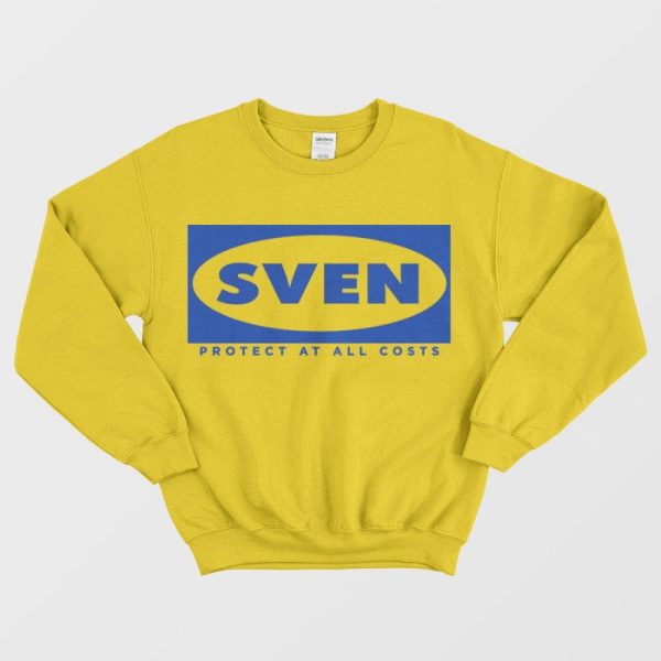 Sven IKEA Logo Protect At All Costs Sweatshirt