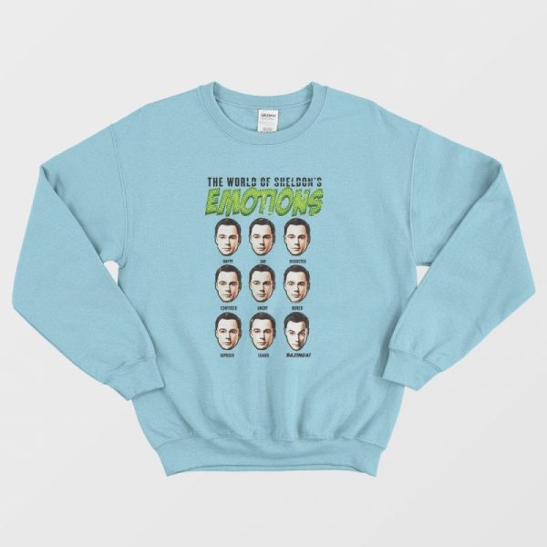 The Big Bang Theory World of Sheldon’s Emotions Sweatshirt