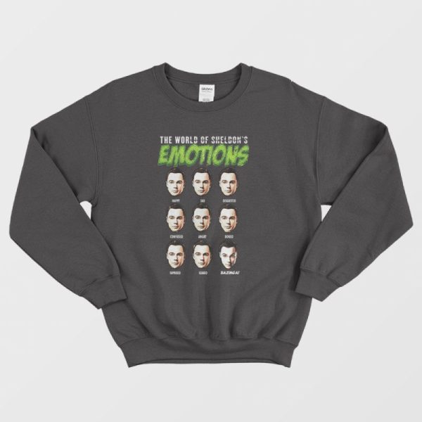 The Big Bang Theory World of Sheldon’s Emotions Sweatshirt