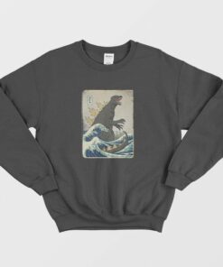 The Great Godzilla off Kanagawa Sweatshirt 1