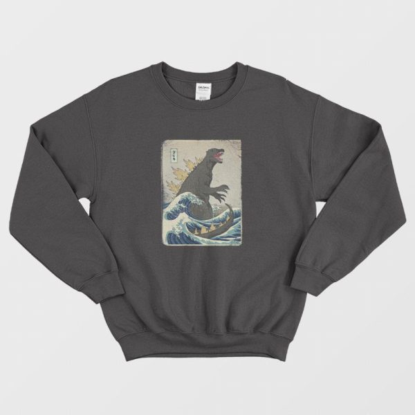 The Great Godzilla off Kanagawa Sweatshirt