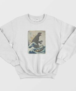 The Great Godzilla off Kanagawa Sweatshirt 2