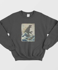 The Great Godzilla off Kanagawa Sweatshirt 3