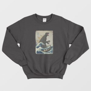 The Great Godzilla off Kanagawa Sweatshirt 3