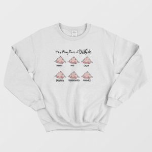 The Many Faces Of Blobfish Sweatshirt