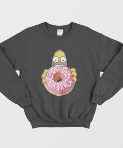 The Simpsons Homer Can't Talk Eating Sweatshirt 1 The Simpsons Homer Cant Talk Eating Sweatshirt 2