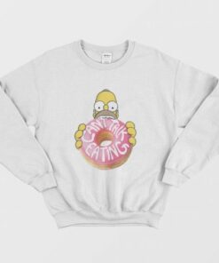 The Simpsons Homer Can't Talk Eating Sweatshirt 2 The Simpsons Homer Cant Talk Eating Sweatshirt 3