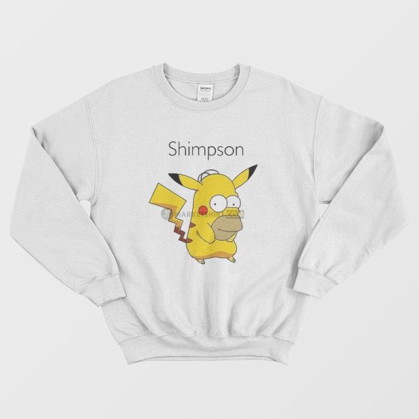 The Simpsons Homer Pikachu Sweatshirt