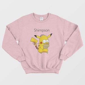 The Simpsons Homer Pikachu Sweatshirt