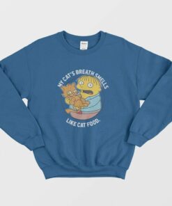 The Simpsons Ralph My Cats Breath Smells Like Cat Food Sweatshirt 1