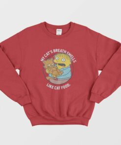 The Simpsons Ralph My Cats Breath Smells Like Cat Food Sweatshirt 2