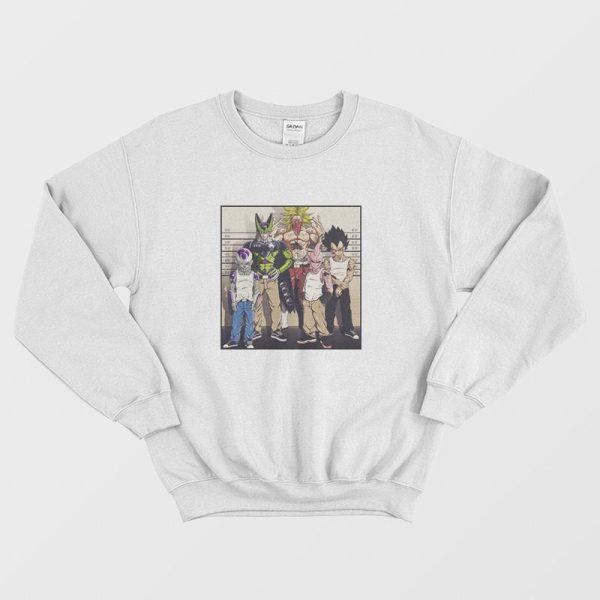 The Villains of Dragon Ball Z Sweatshirt