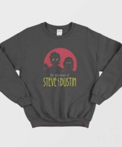 The adventure of Steve And Dustin Stranger Things Sweatshirt 1 The adventure of Steve And Dustin Stranger Things Sweatshirt 2