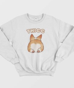 Thicc Corgi Butt Sweatshirt 1