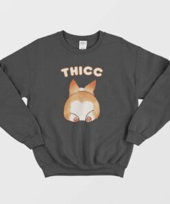 Thicc Corgi Butt Sweatshirt 2