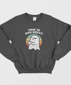 This is Boo Sheet Halloween Ghost Sweatshirt 1