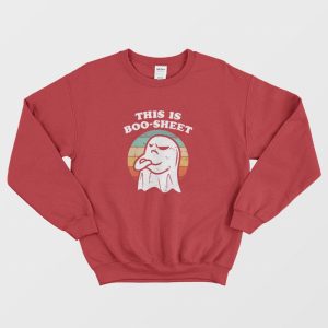 This is Boo Sheet Halloween Ghost Sweatshirt