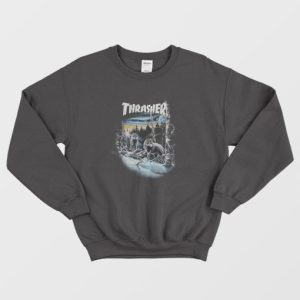 Thrasher 13 Wolves Black Sweatshirt