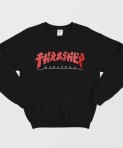 Thrasher Godzilla Black Sweatshirt 1