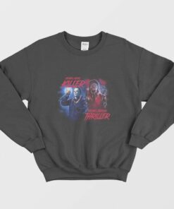 Thriller Vs Killer Michael Jackson Michael Myers Sweatshirt 1
