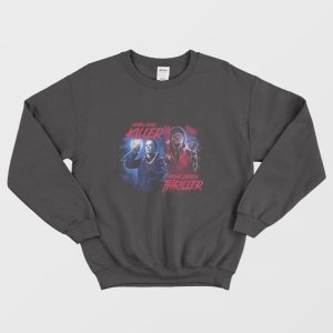 Thriller Vs Killer Michael Jackson Michael Myers Sweatshirt