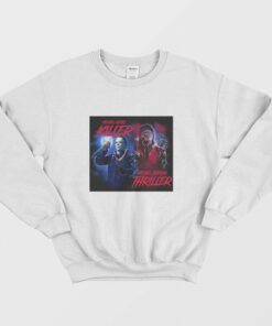 Thriller Vs Killer Michael Jackson Michael Myers Sweatshirt 2