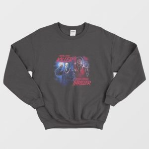 Thriller Vs Killer Michael Jackson Michael Myers Sweatshirt 3