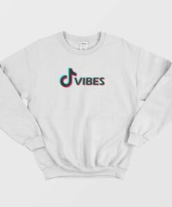 TikTok Vibes Logo Design Sweatshirt 1