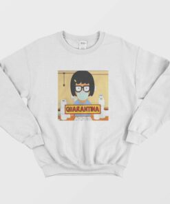 Tina Burger Quarantina Toilet Paper Sweatshirt 1