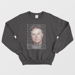 Tony Larussa Famous Sports Star Mugshot Police Department Sweatshirt