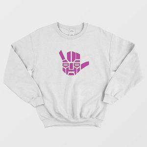 Transformers Rick and Morty Logo Sweatshirt