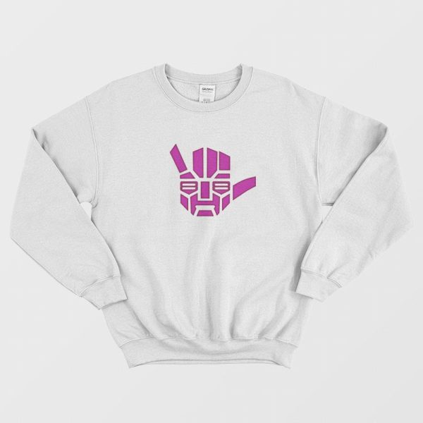 Transformers Rick and Morty Logo Sweatshirt