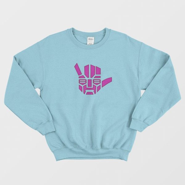 Transformers Rick and Morty Logo Sweatshirt