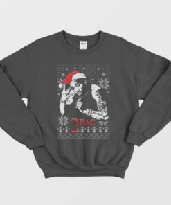Tupac Shakur Hip Hop Legend Ugly Christmas Sweaters 1