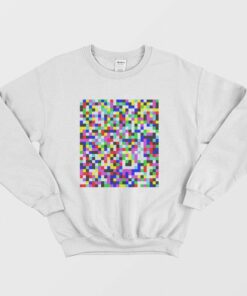 Tv Pixel Noise Grain Screen Vector Glitch Effect Sweatshirt 1