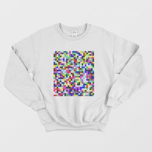 Tv Pixel Noise Grain Screen Vector Glitch Effect Sweatshirt