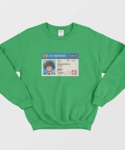 UA Student ID Card My Hero Academia Izuku Midoriya Sweatshirt 1 UA Student ID Card My Hero Academia Izuku Midoriya Sweatshirt 2