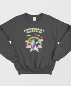 Unicorn Emotionally Exhausted Sweatshirt 3 Unicorn Emotionally Exhausted Sweatshirt 4